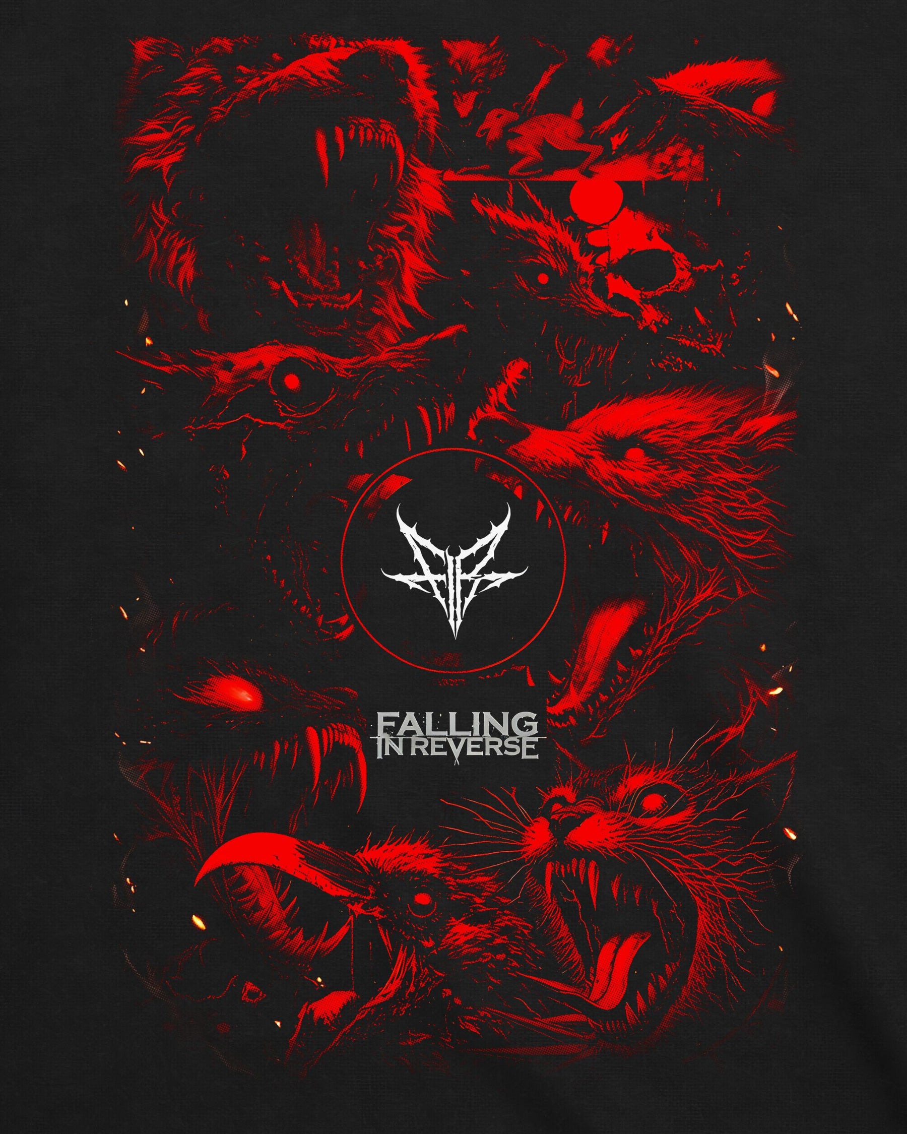 Camiseta Falling in Reverse – Popular Monster