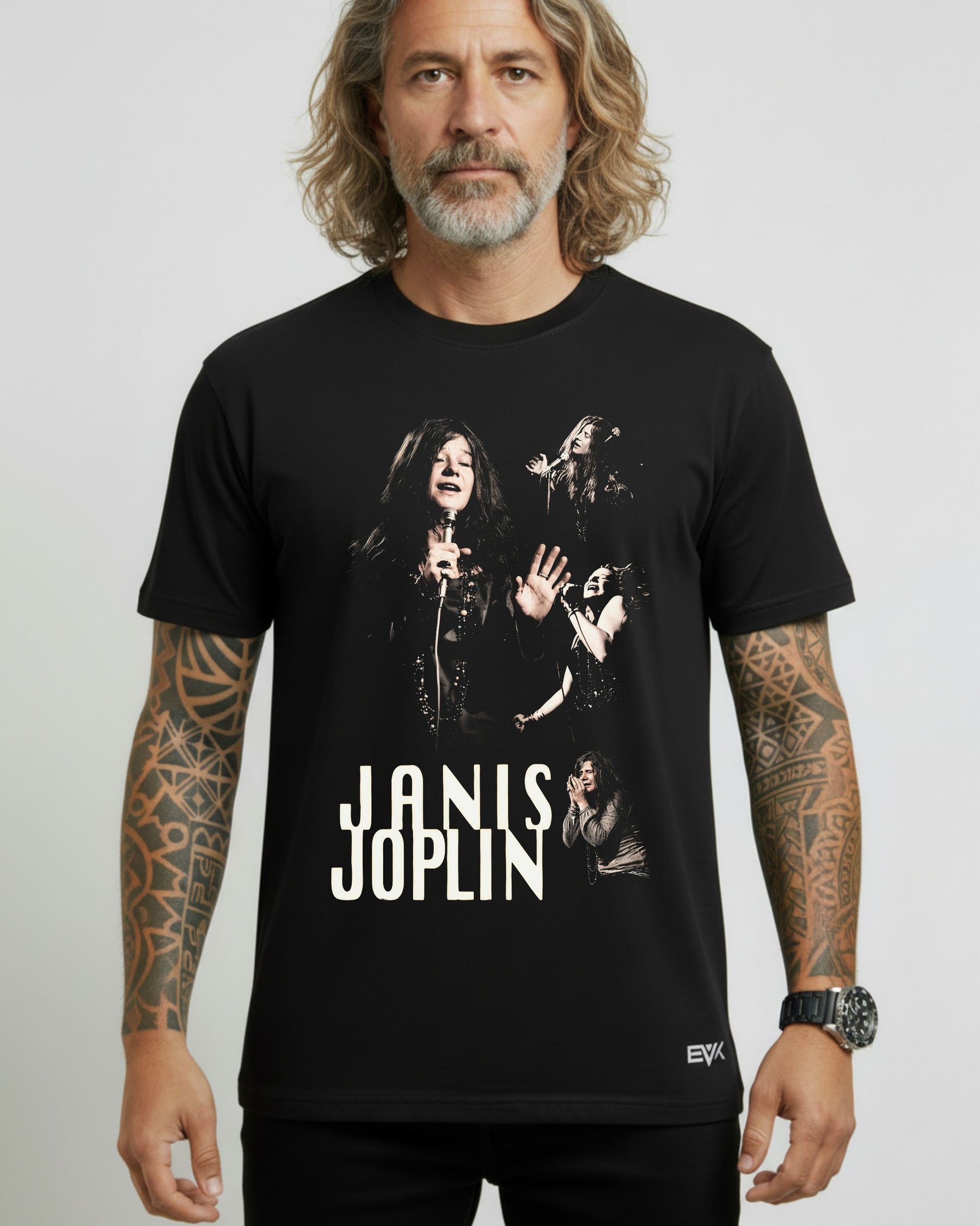 Camiseta Janis Joplin – Janis Collage