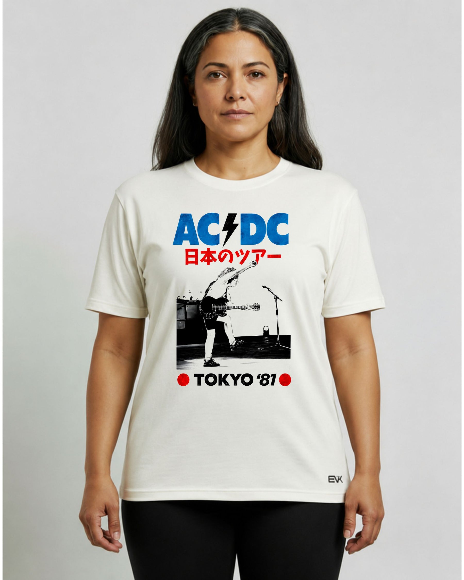 Camiseta Off-White AC/DC – Tokyo 1981 Tour