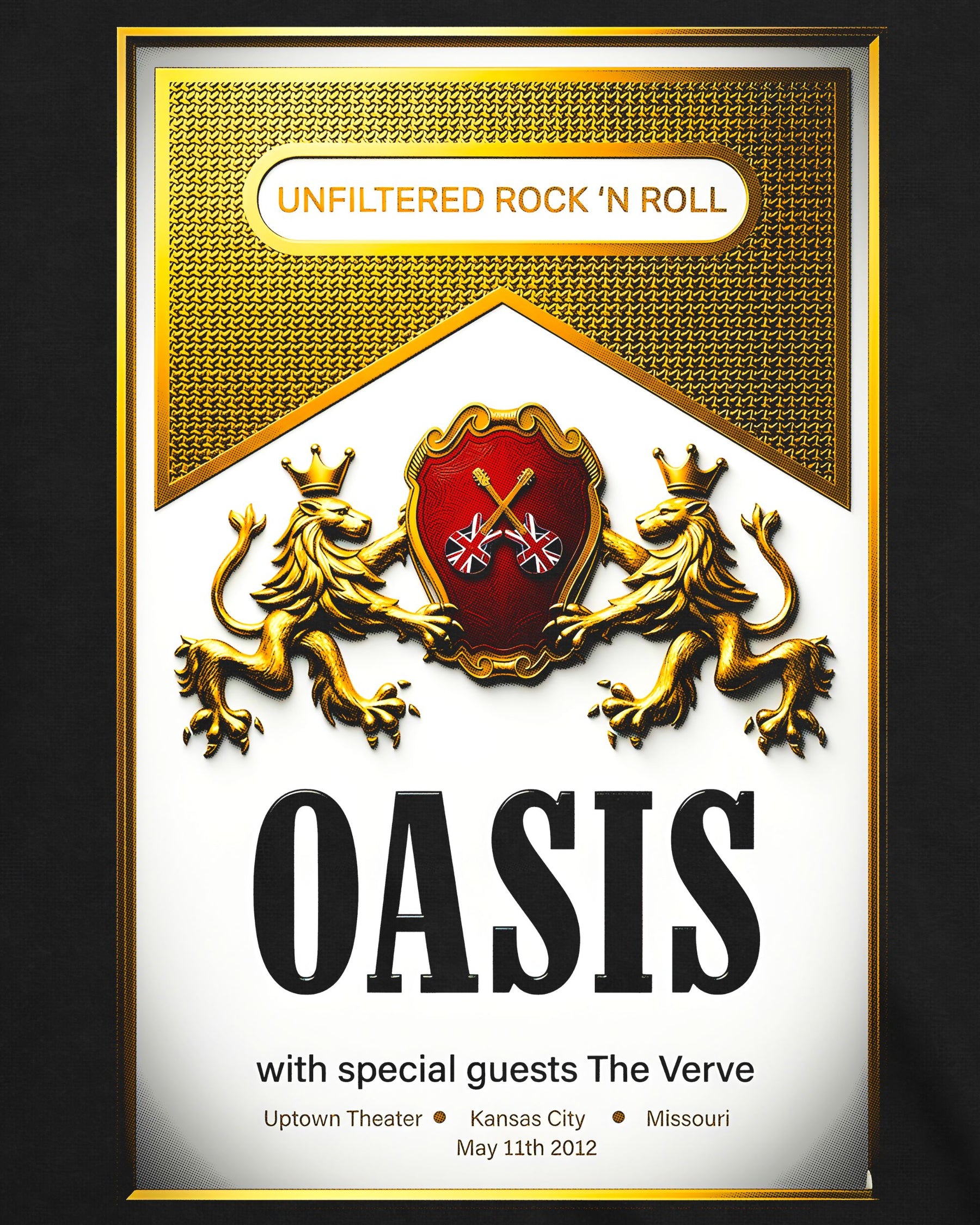 Camiseta Oasis – Unfiltered Rock 'n Roll
