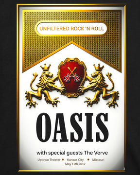 Camiseta Oasis – Unfiltered Rock 'n Roll