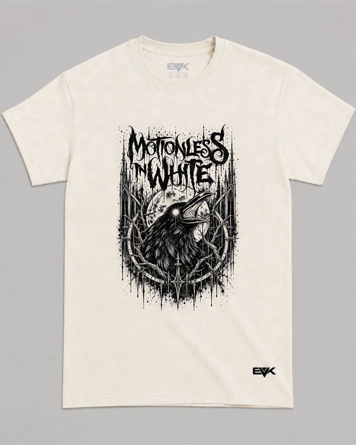 Camiseta Off-White Motionless in White – Gothic Raven