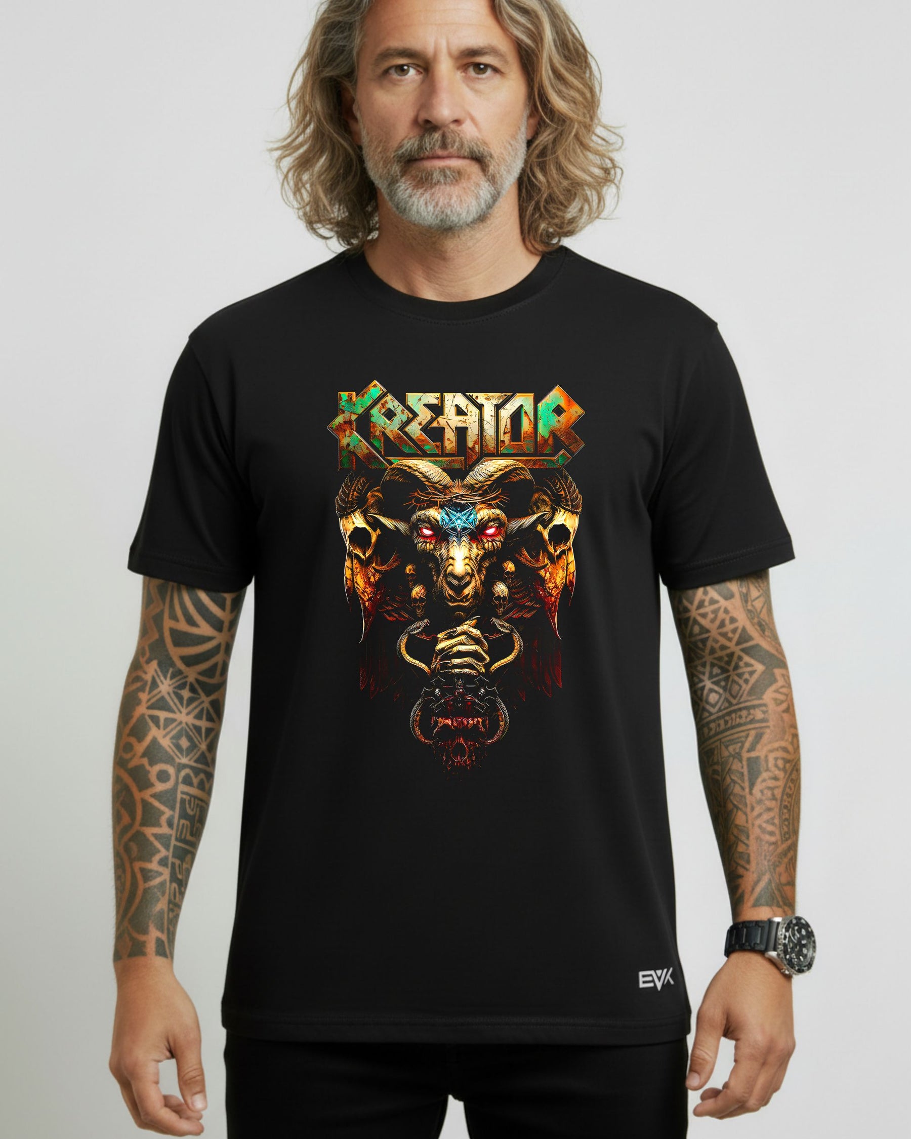 Camiseta Kreator – Baphomet Occult