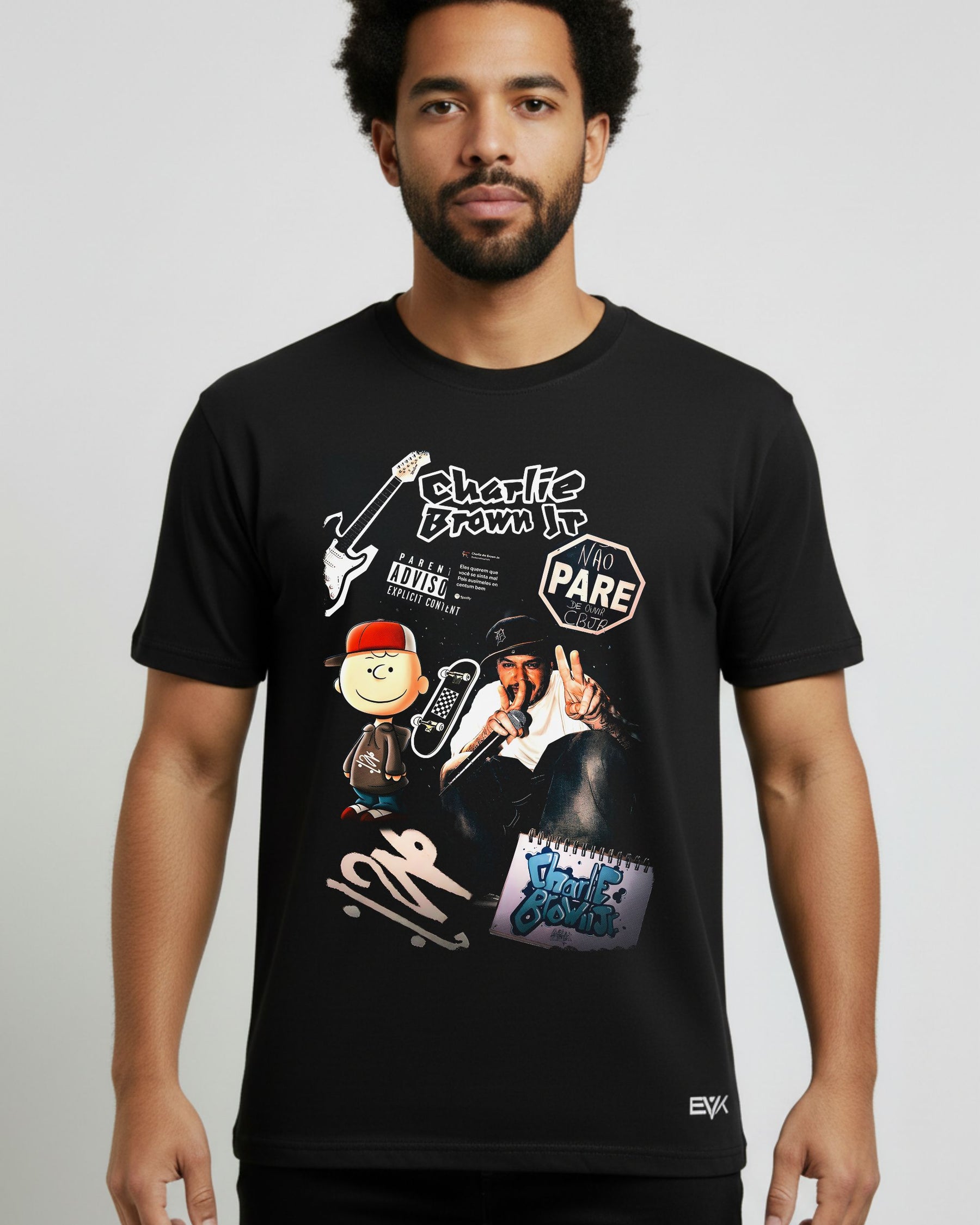 Camiseta Charlie Brown Jr. – Não Pare de Ouvir CBJR