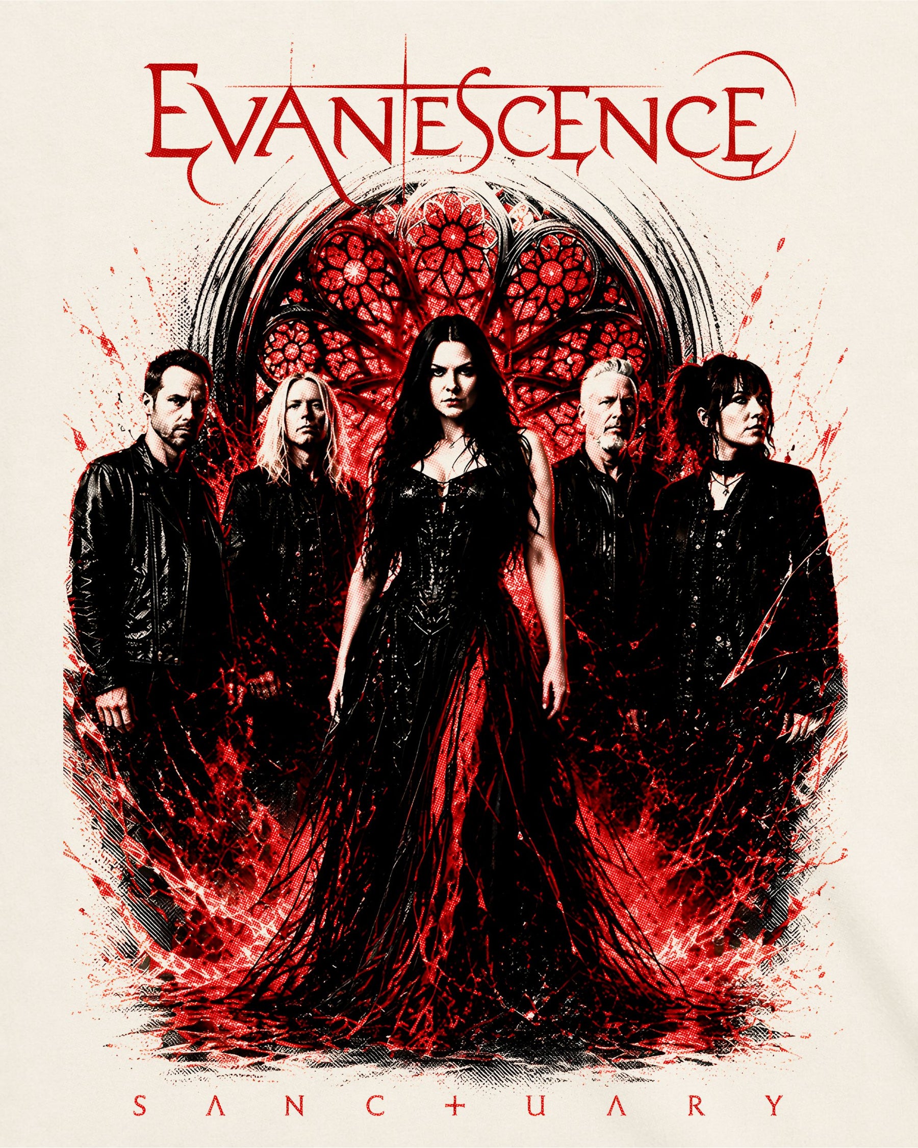 Camiseta Off-White Evanescence – Cathedral of Blood