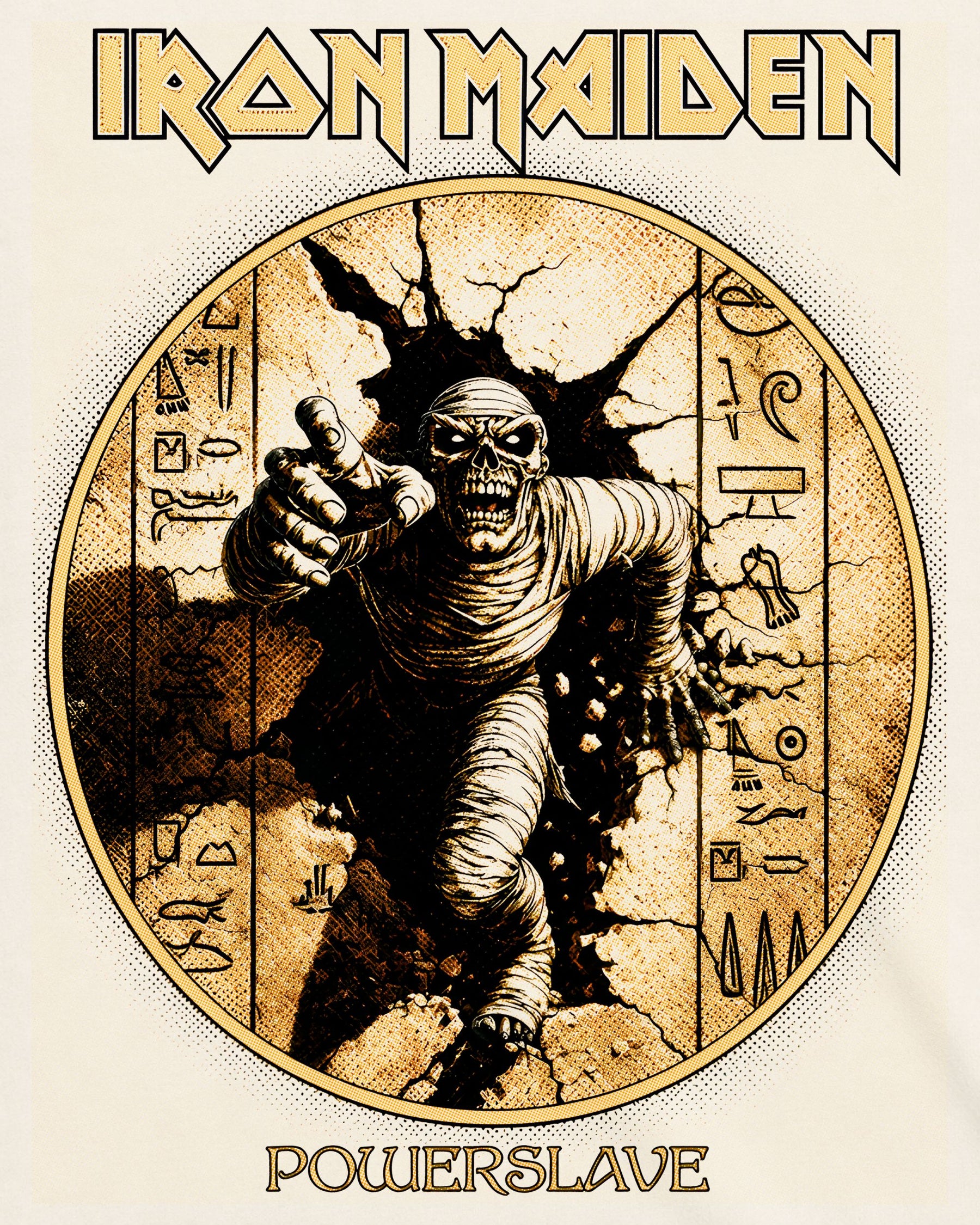 Camiseta Off-White Iron Maiden – Powerslave