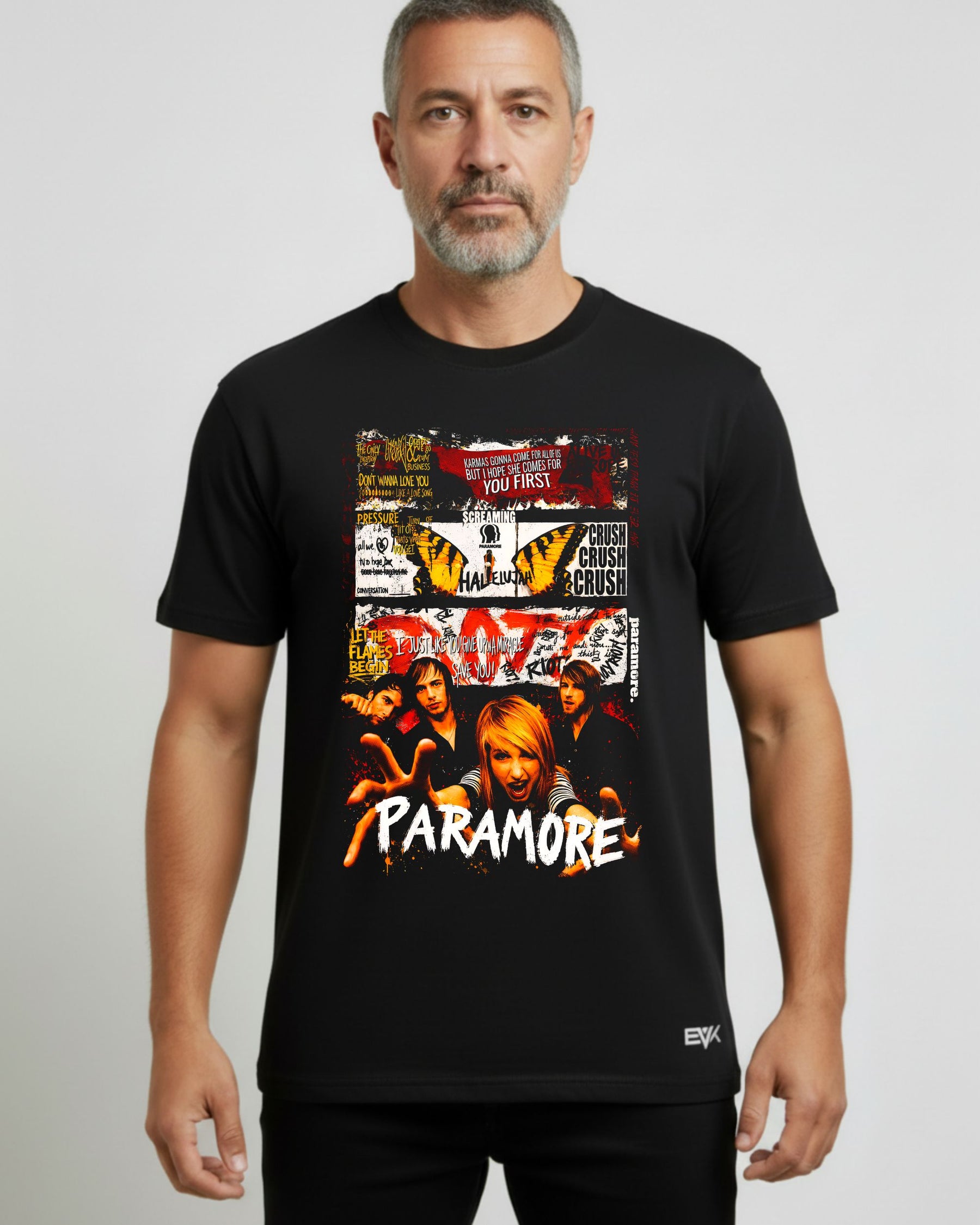 Camiseta Paramore – Riot Collage