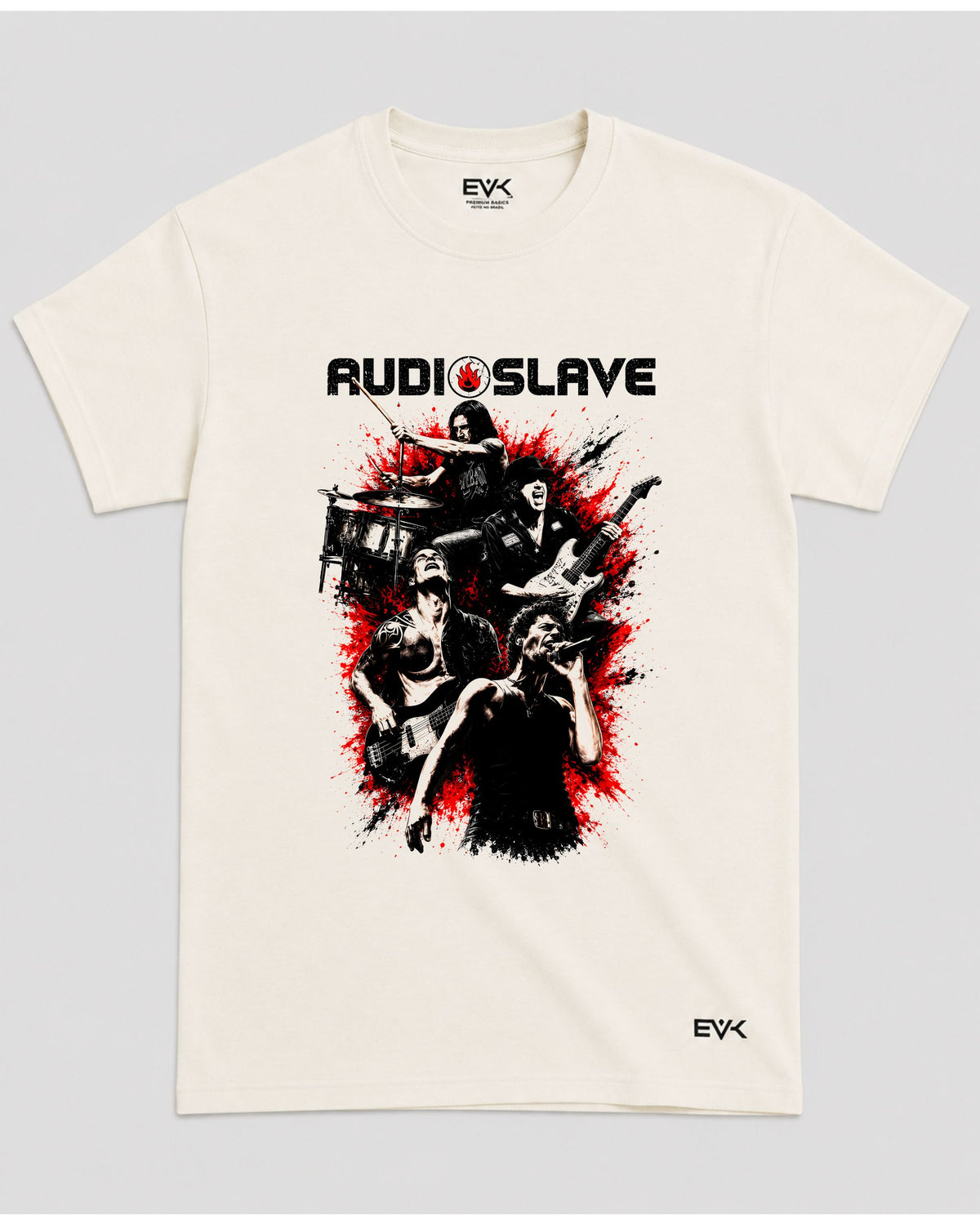 Camiseta Off-White Audioslave – Live in Cuba