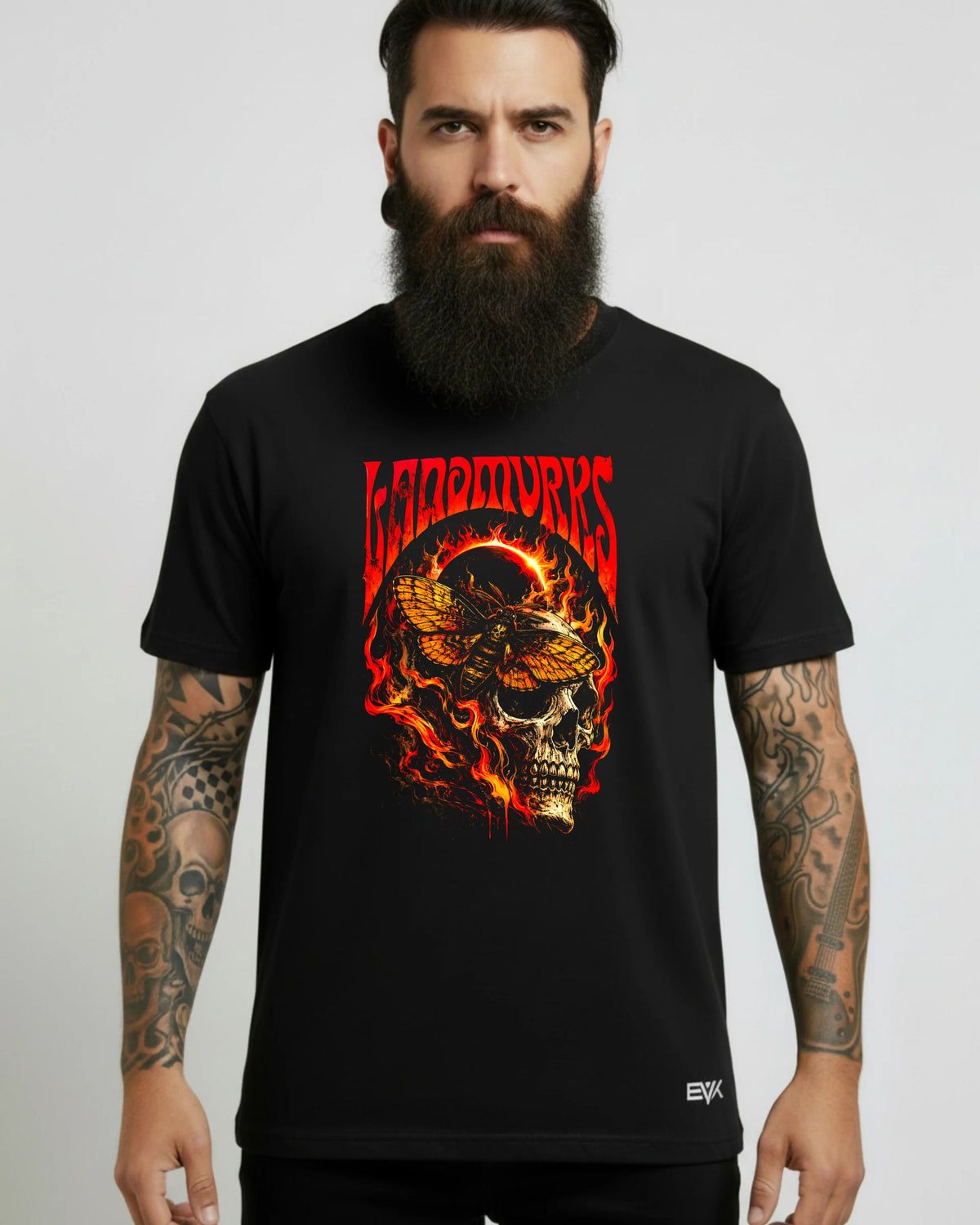Camiseta LANDMVRKS – Fiery Death Head