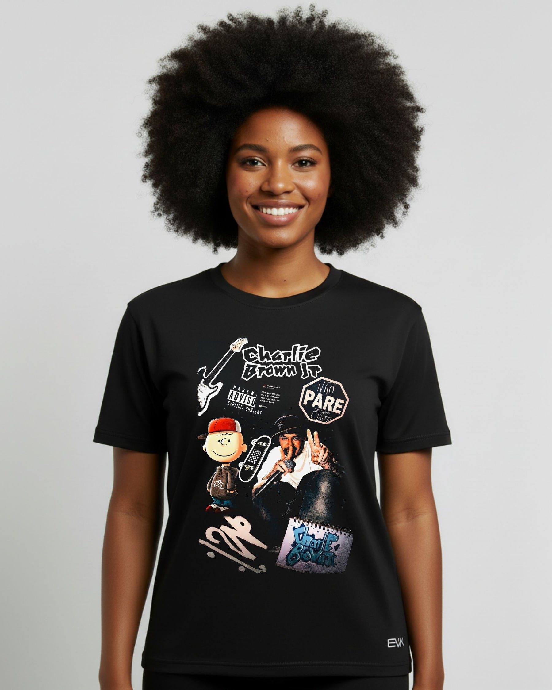 Camiseta Charlie Brown Jr. – Não Pare de Ouvir CBJR