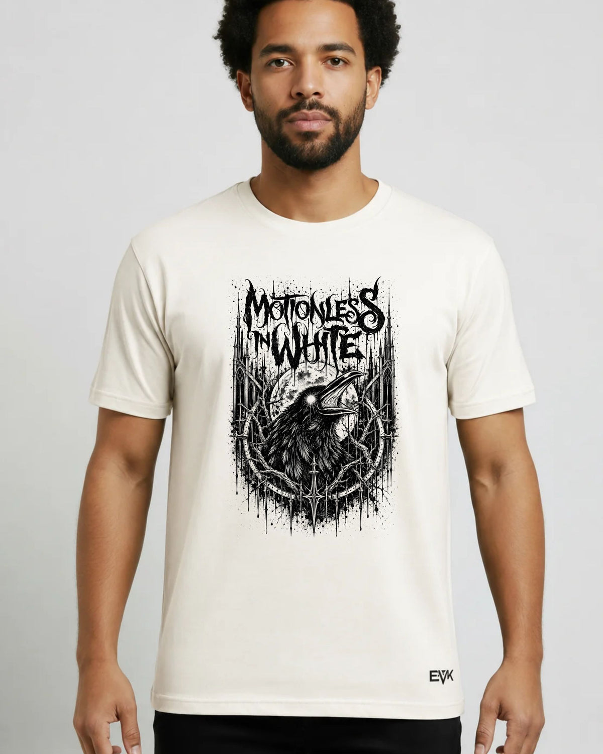 Camiseta Off-White Motionless in White – Gothic Raven