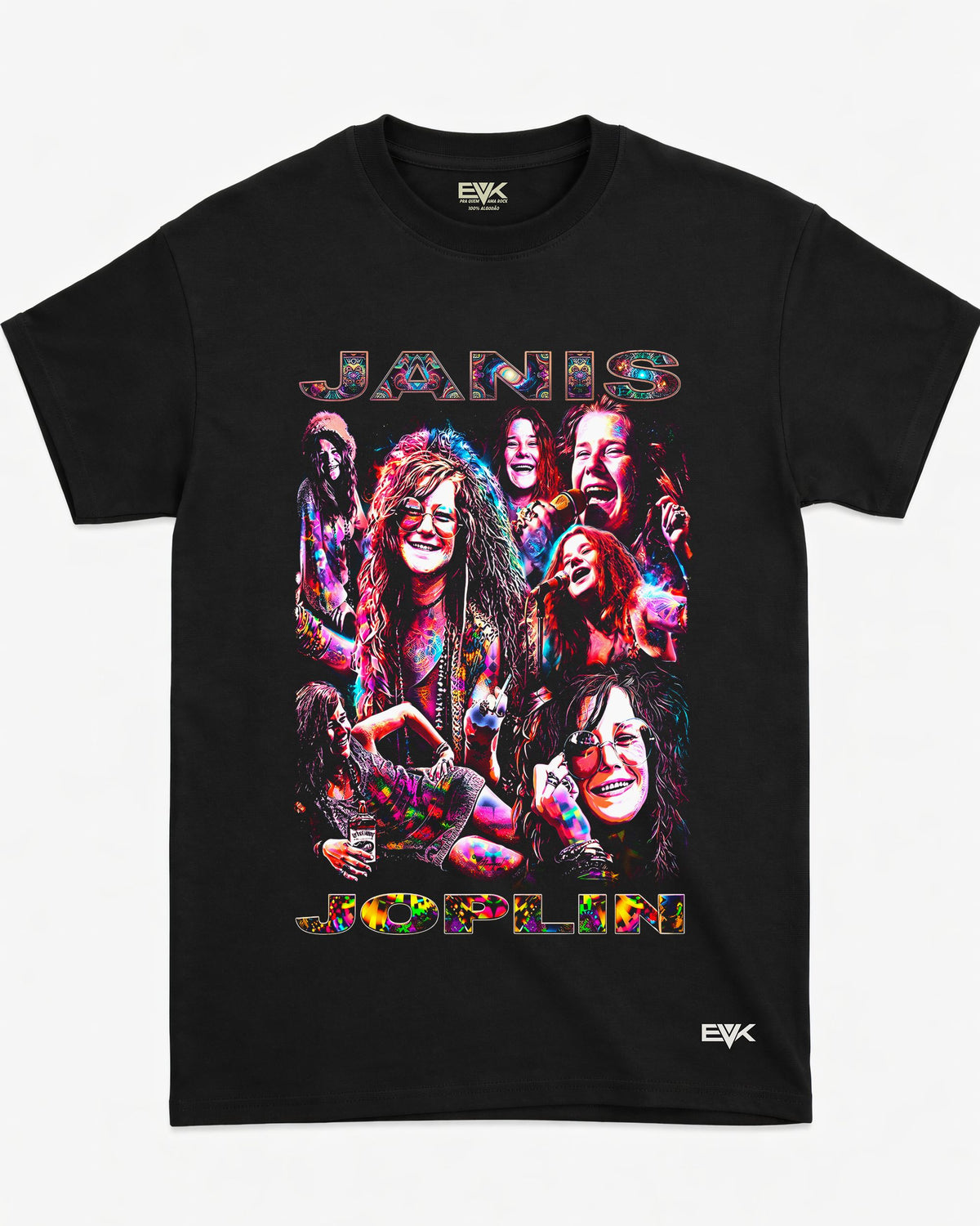 Camiseta Janis Joplin – Faces de Janis