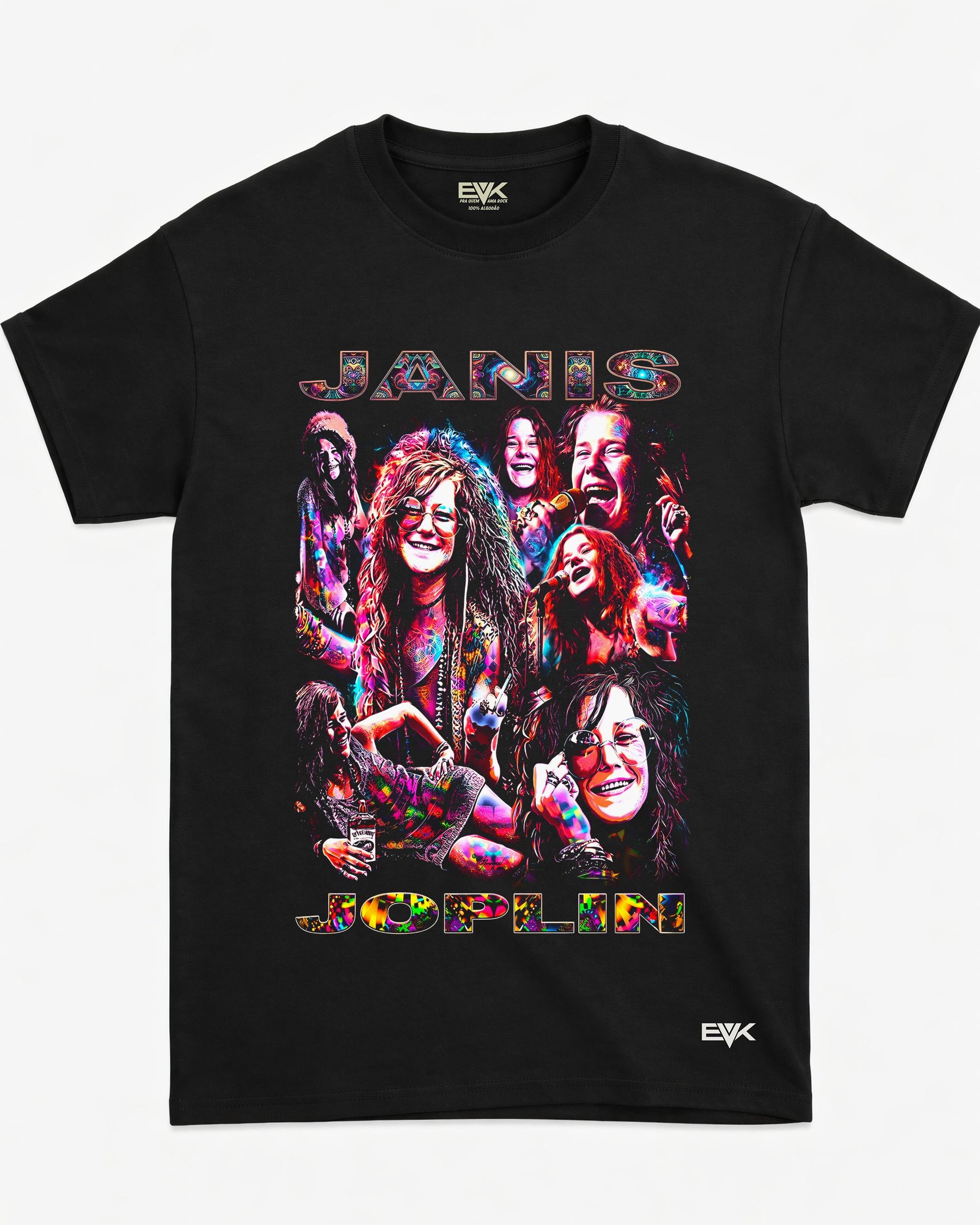 Camiseta Janis Joplin – Faces de Janis