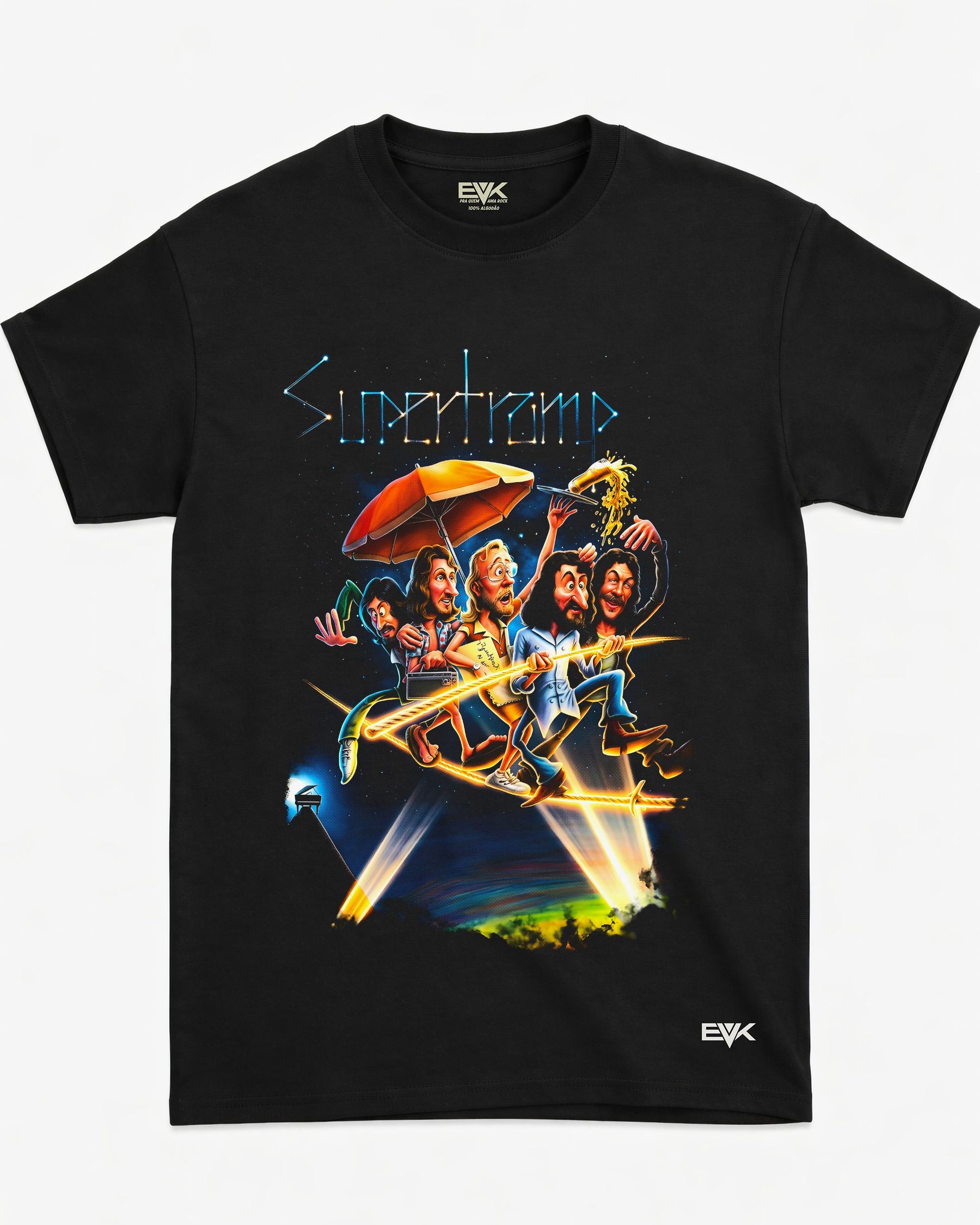 Camiseta Supertramp – Paris Tour Caricature