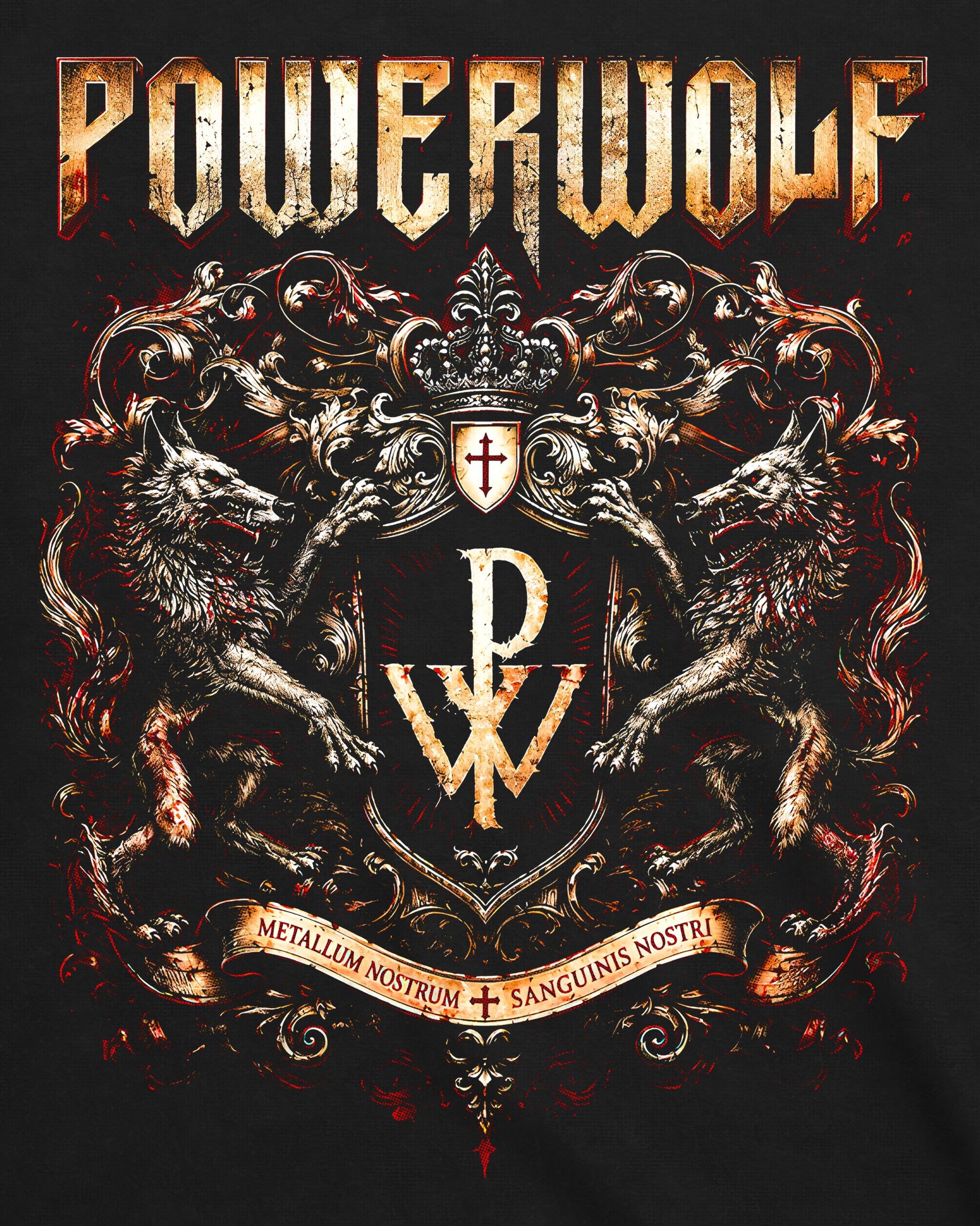 Camiseta Powerwolf – Lupine Shield