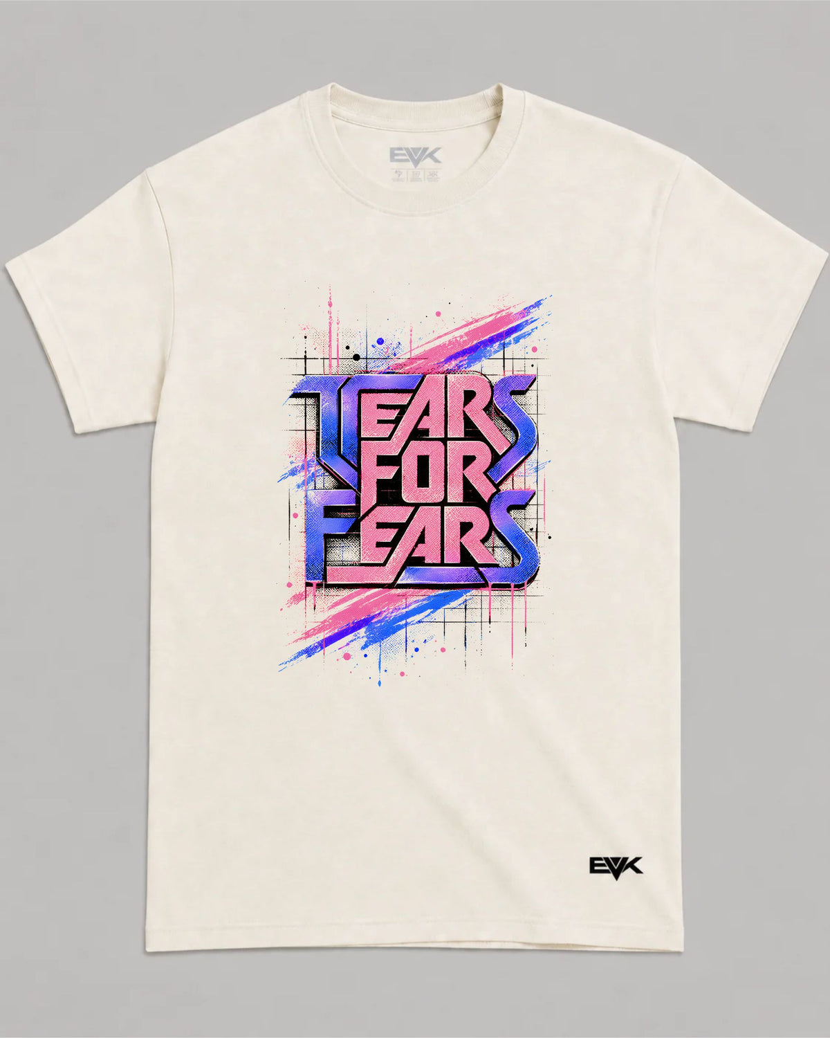 Camiseta Off-White Tears for Fears – 80s Neon Logo