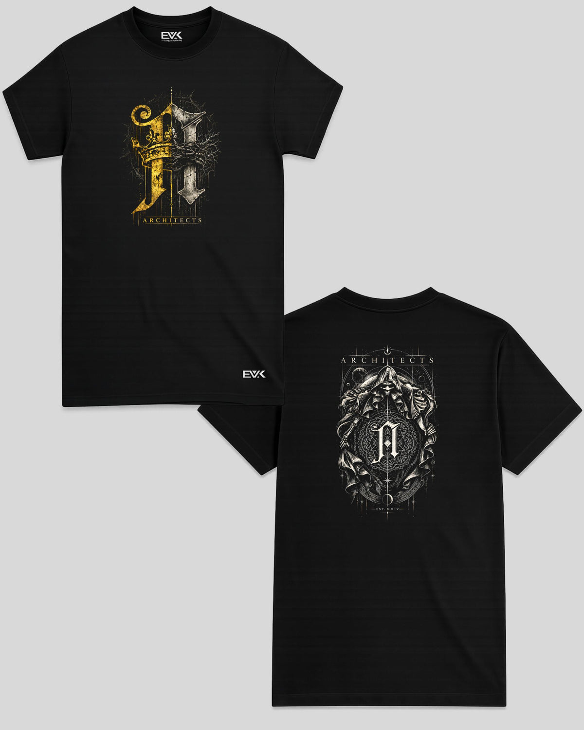 Camiseta Frente e Costas Architects – Thorns & Gold