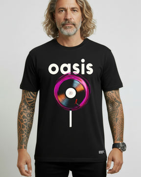Camiseta Oasis – Vinyl Pop
