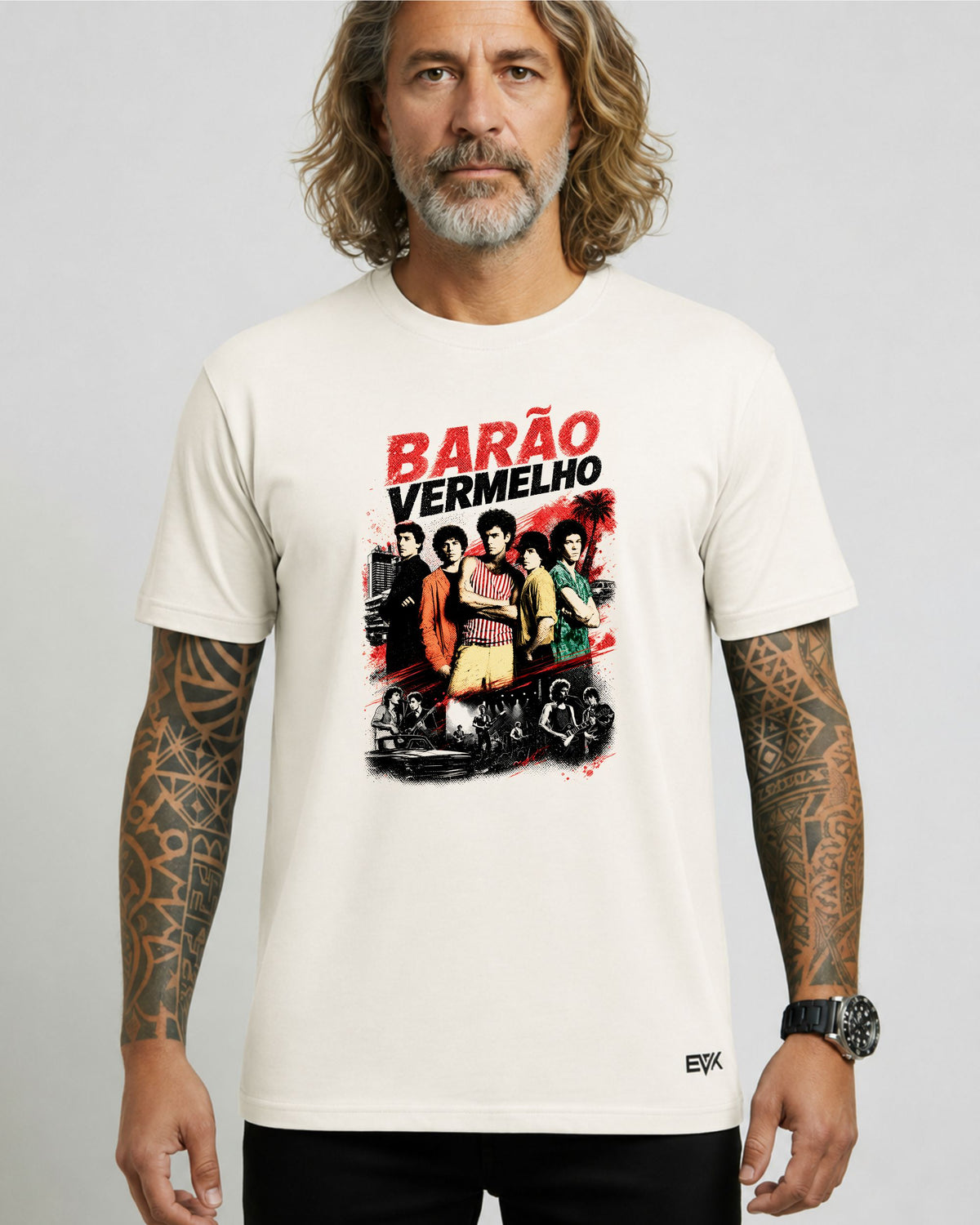Camiseta Off-White Barão Vermelho – Bootleg