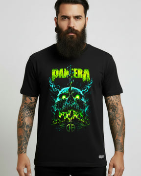 Camiseta Pantera – Green Apocalypse Skull