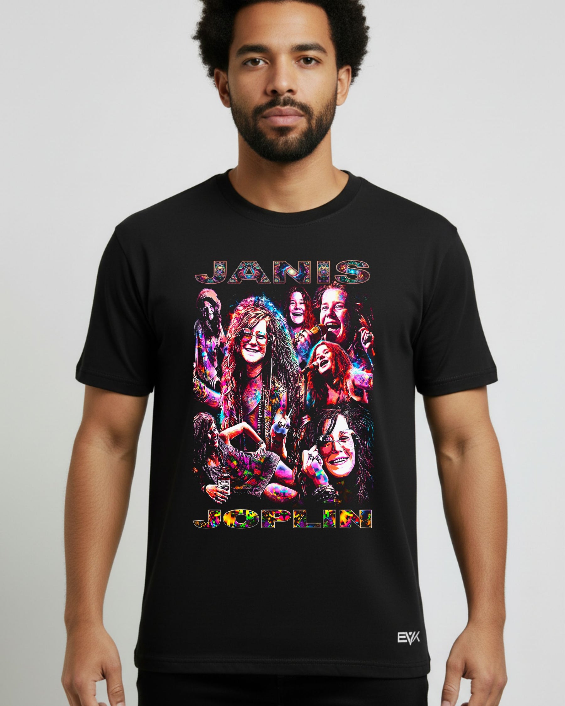 Camiseta Janis Joplin – Faces de Janis