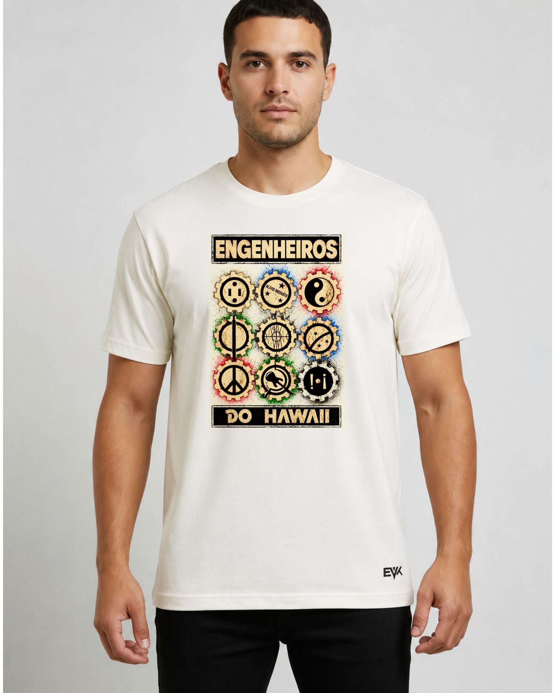 Camiseta Off-White Engenheiros do Havaii – Alívio Imediato