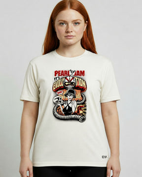Camiseta Off-White Pearl Jam – It's Evolution Baby