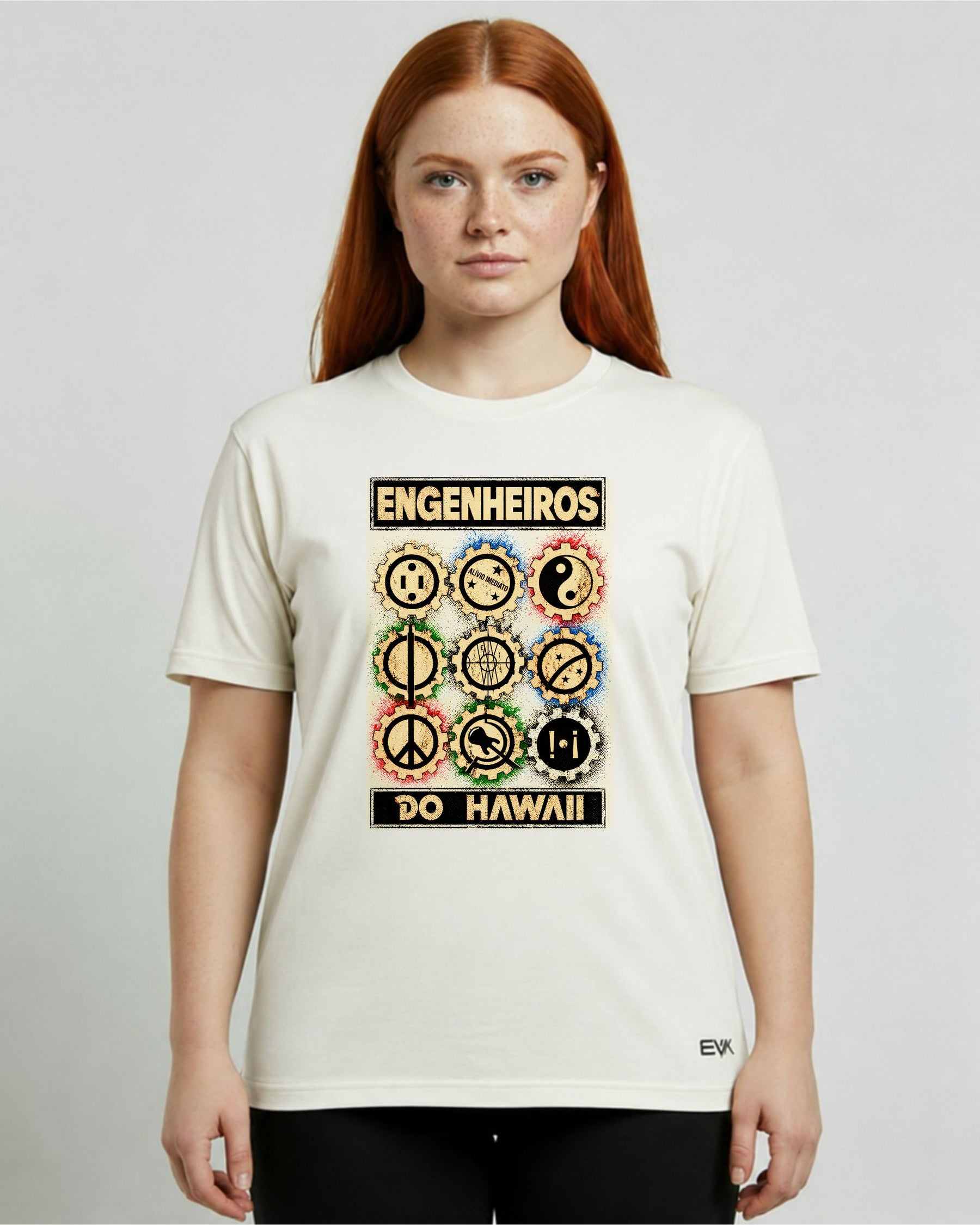 Camiseta Off-White Engenheiros do Havaii – Alívio Imediato