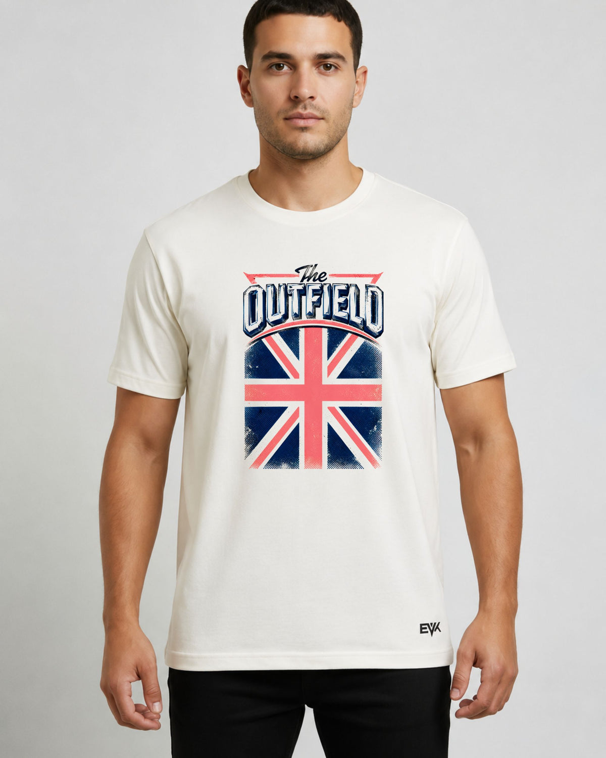Camiseta Off-White The Outfield – Custom Union Jack Graphic