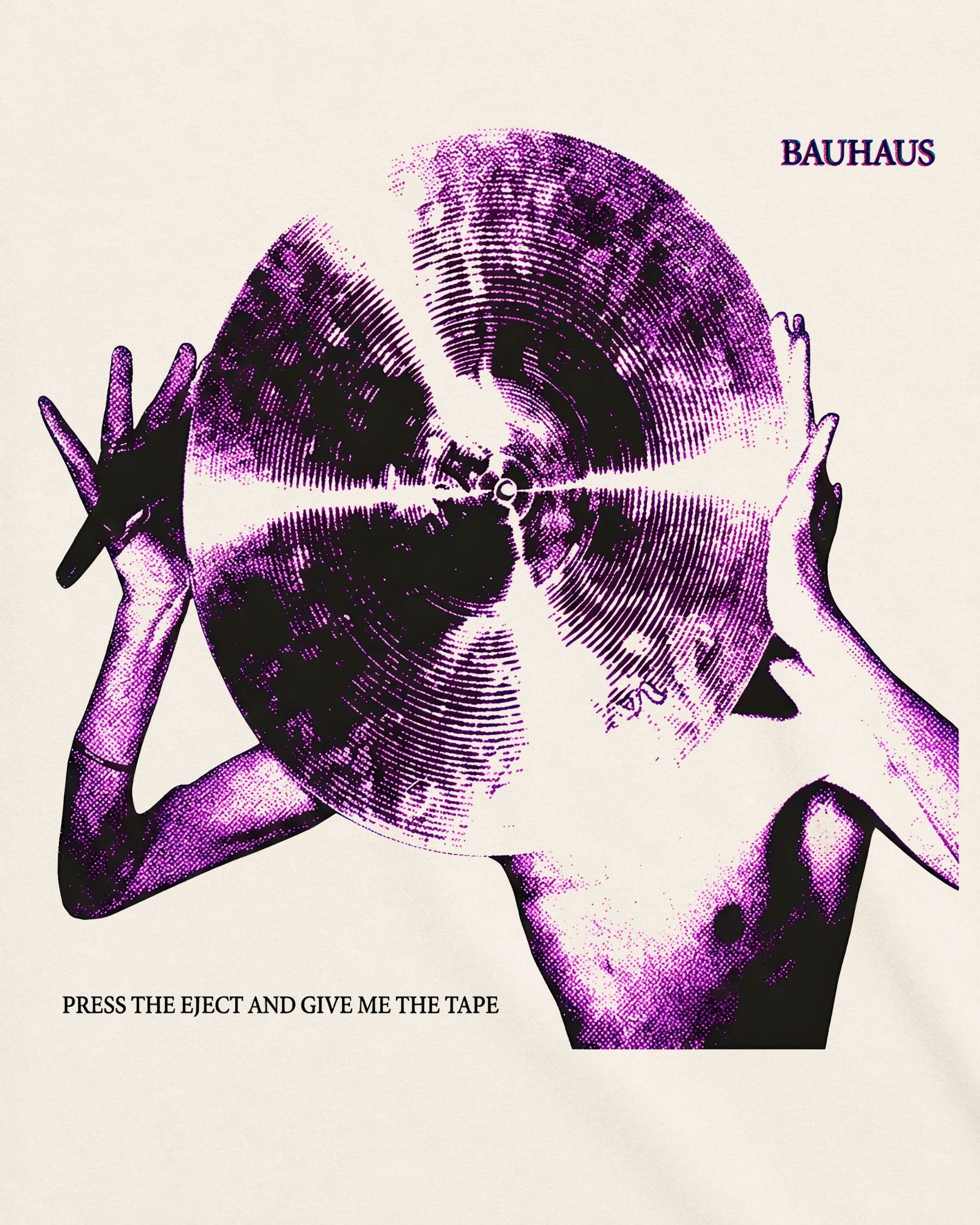 Camiseta Off-White Bauhaus – Press The Eject and Give Me The Tape