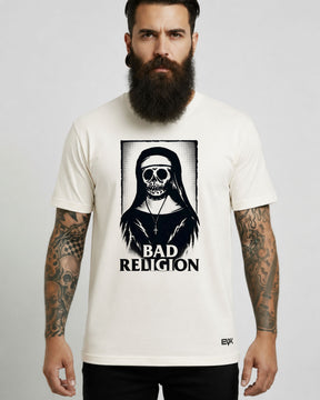 Camiseta Off-White Bad Religion – Skull Nun