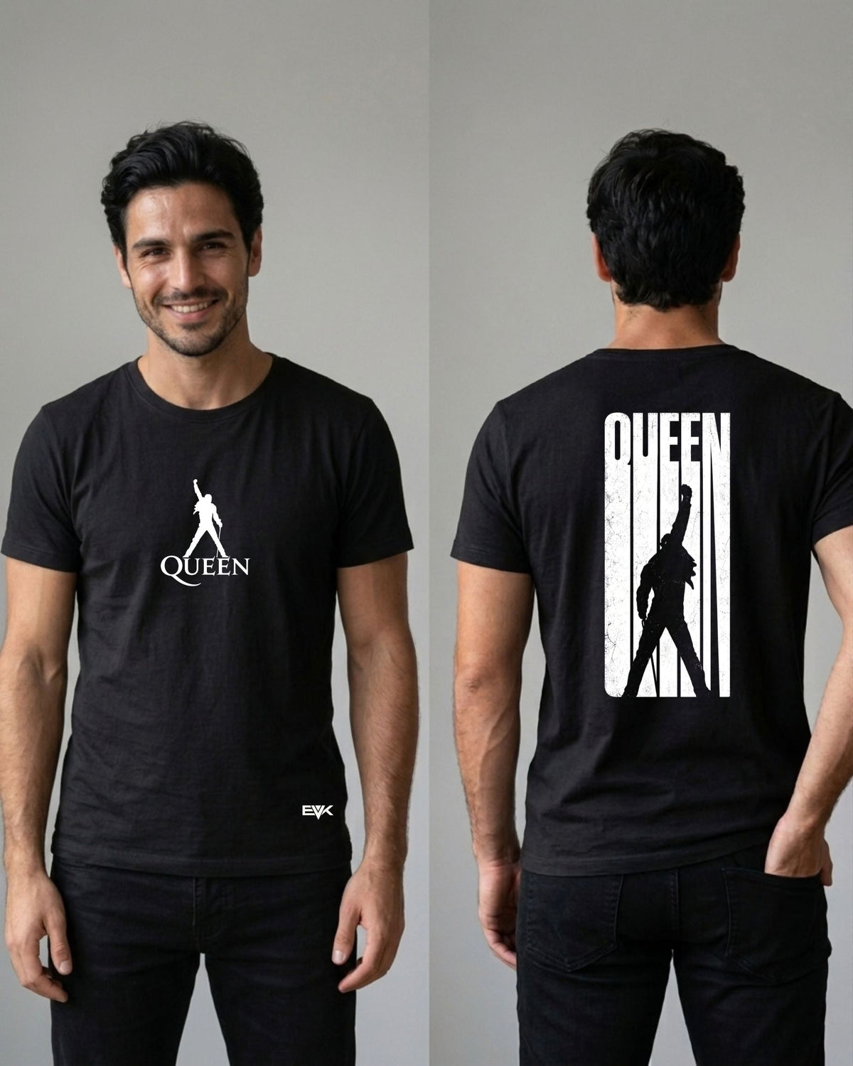 Camiseta Frente e Costas Queen – Icon Minimalist