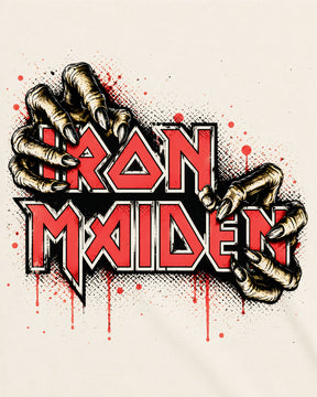 Camiseta Off-White Iron Maiden – Minimal Hand Logo