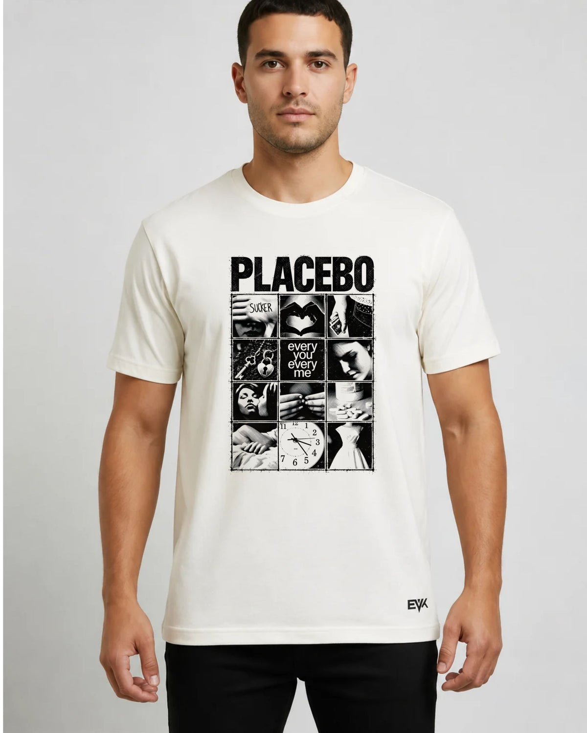 Camiseta Off-White Placebo – Every You Every Me