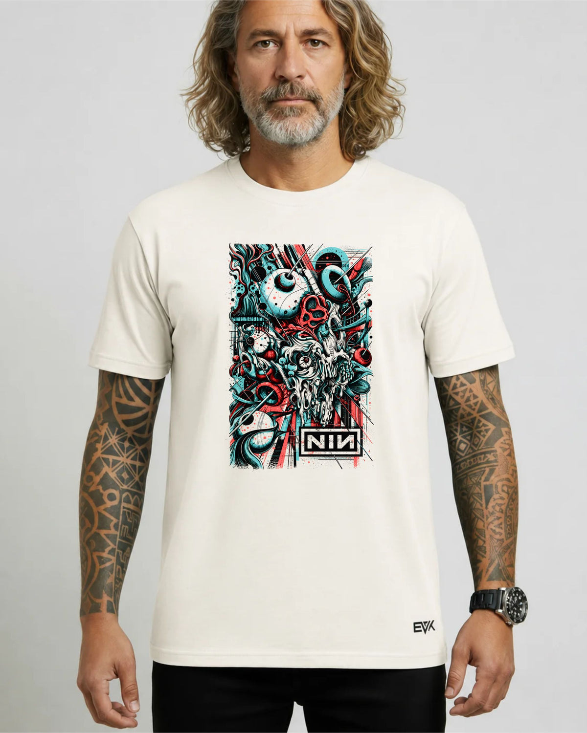 Camiseta Off-White Nine Inch Nails – Psychedelic Distortion