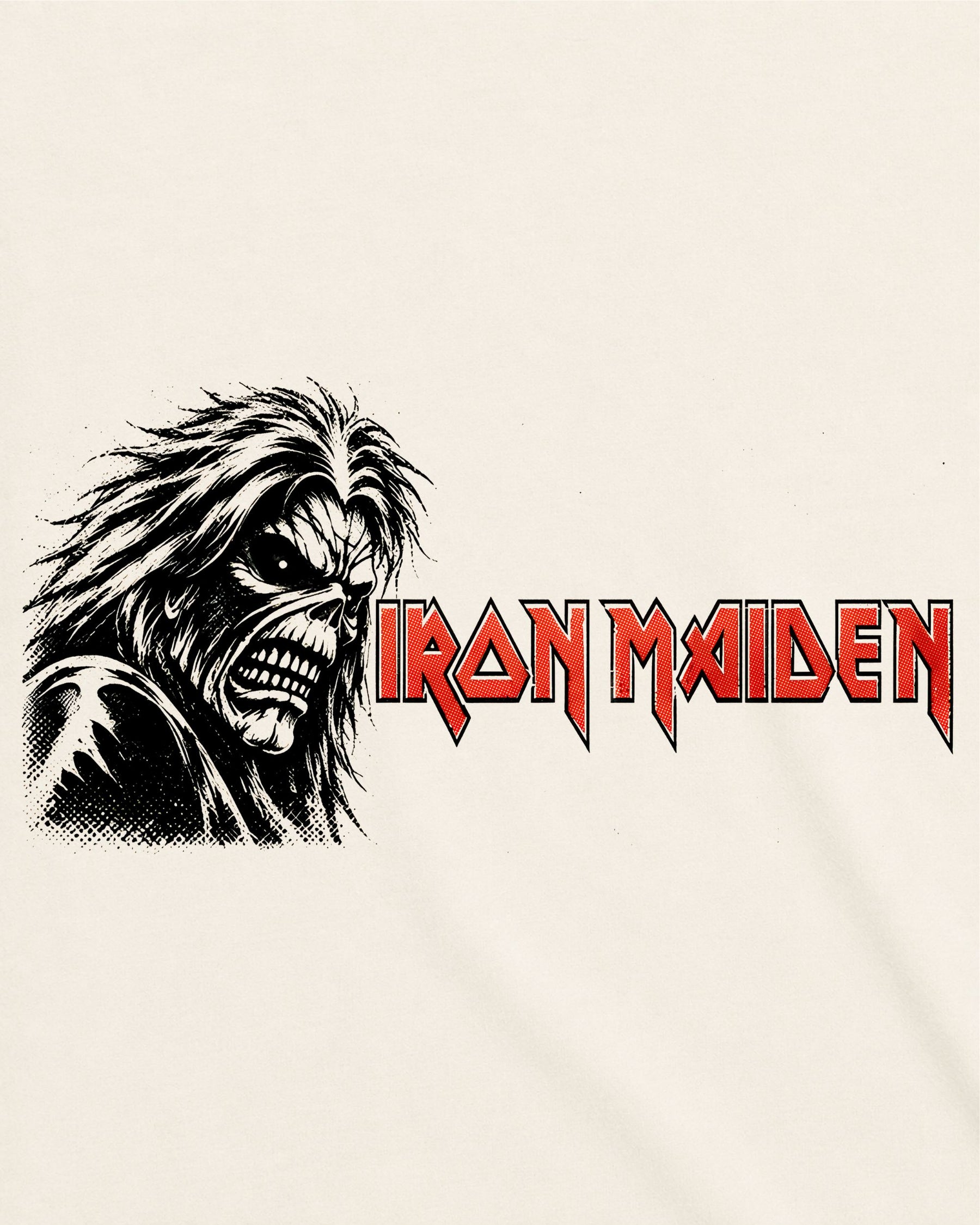 Camiseta Off-White Iron Maiden – Minimal Logo