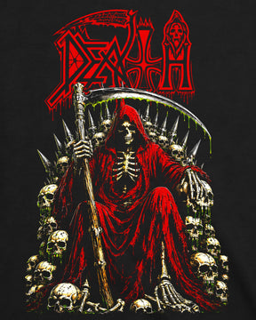 Camiseta Death – Grim Reaper on Throne