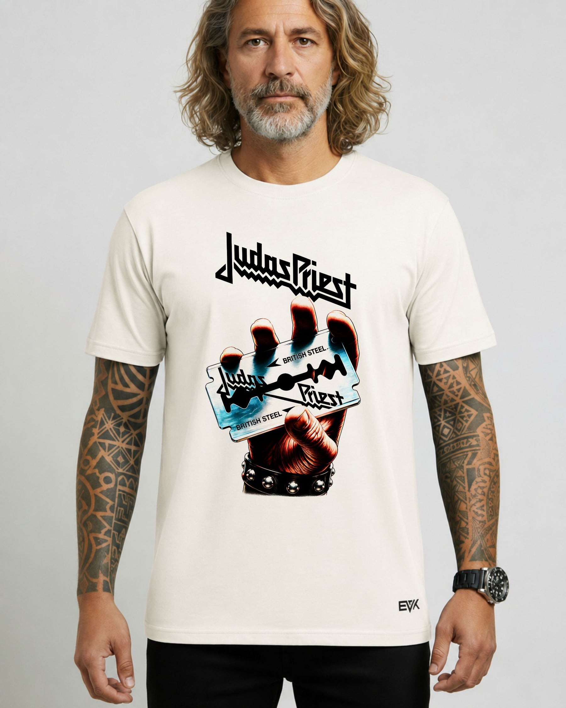 Camiseta Off-White Judas Priest – British Steel