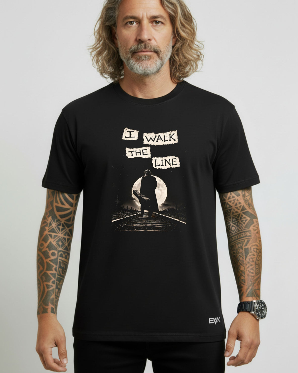 Camiseta Johnny Cash – I Walk the Line