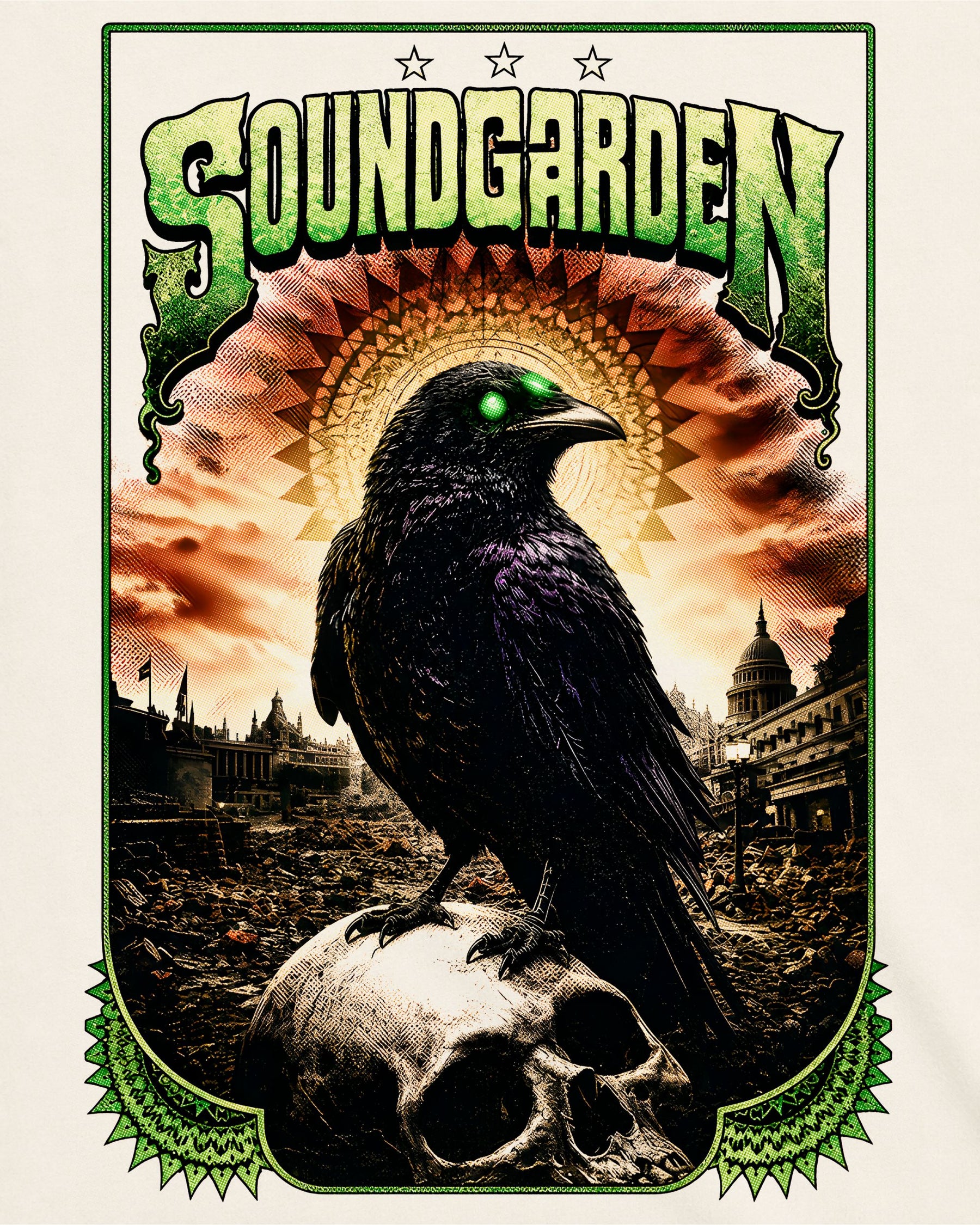 Camiseta Off-White Soundgarden – Live in Washington DC (2013)