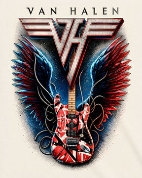 Camiseta Off-White Van Halen – Guitar Wings