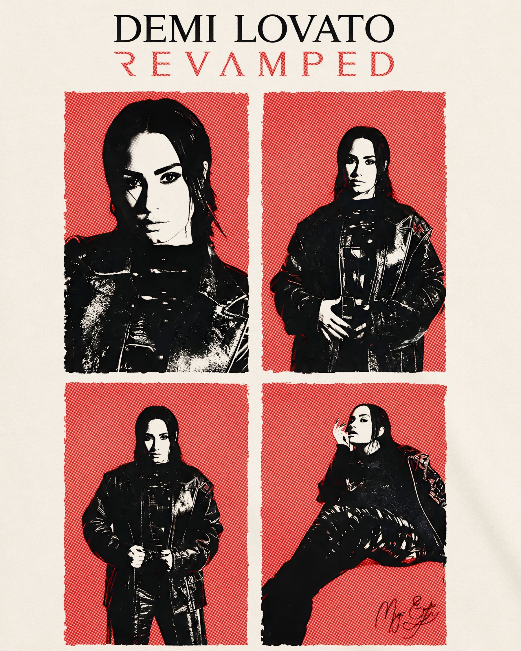 Camiseta Off-White Demi Lovato – Revamped