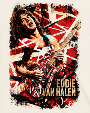 Camiseta Off-White Van Halen – Eddie Van Halen