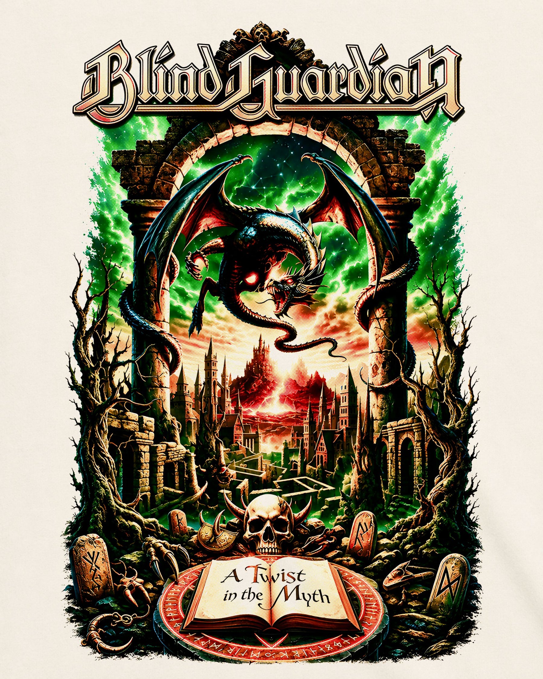 Camiseta Off-White Blind Guardian – A Twist in the Myth