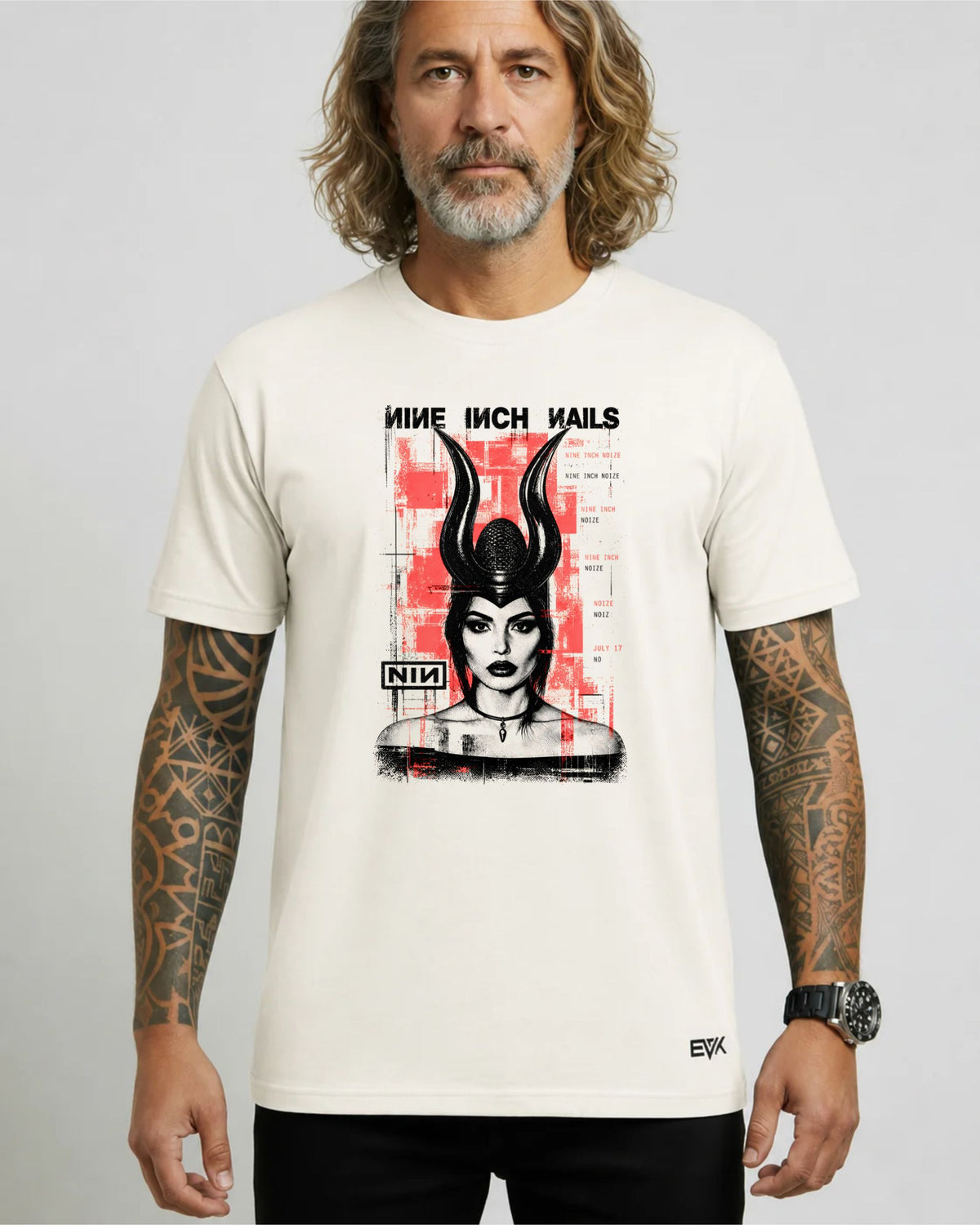 Camiseta Off-White Nine Inch Nails – Nine Inch Noize