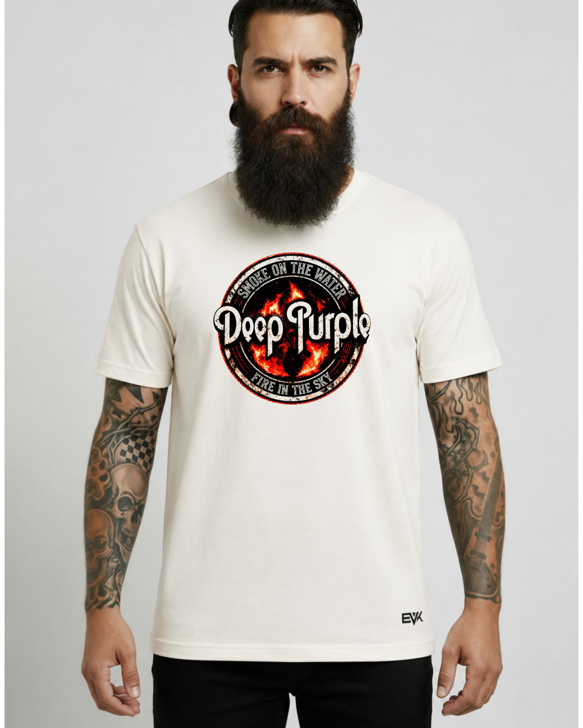 Camiseta Off-White Deep Purple – Smoke on the Water