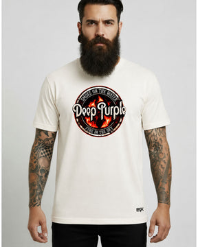 Camiseta Off-White Deep Purple – Smoke on the Water