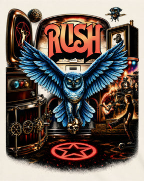 Camiseta Off-White Rush – Pinball Art