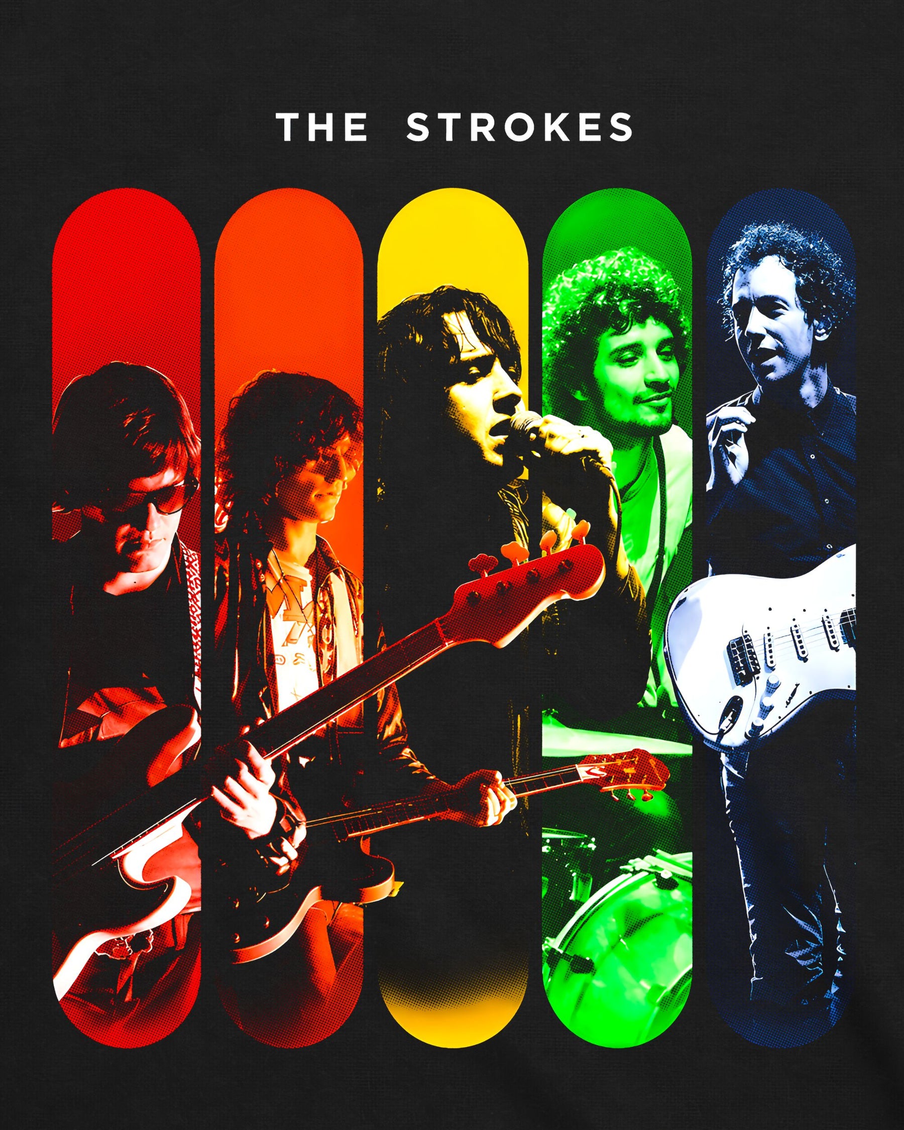 Camiseta The Strokes – The Guys Colors