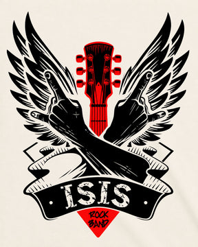 Camiseta Off-White Personalizada Isis Rock Band - Clássica